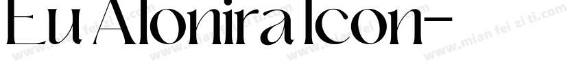 Eu Alonira Icon字体转换
